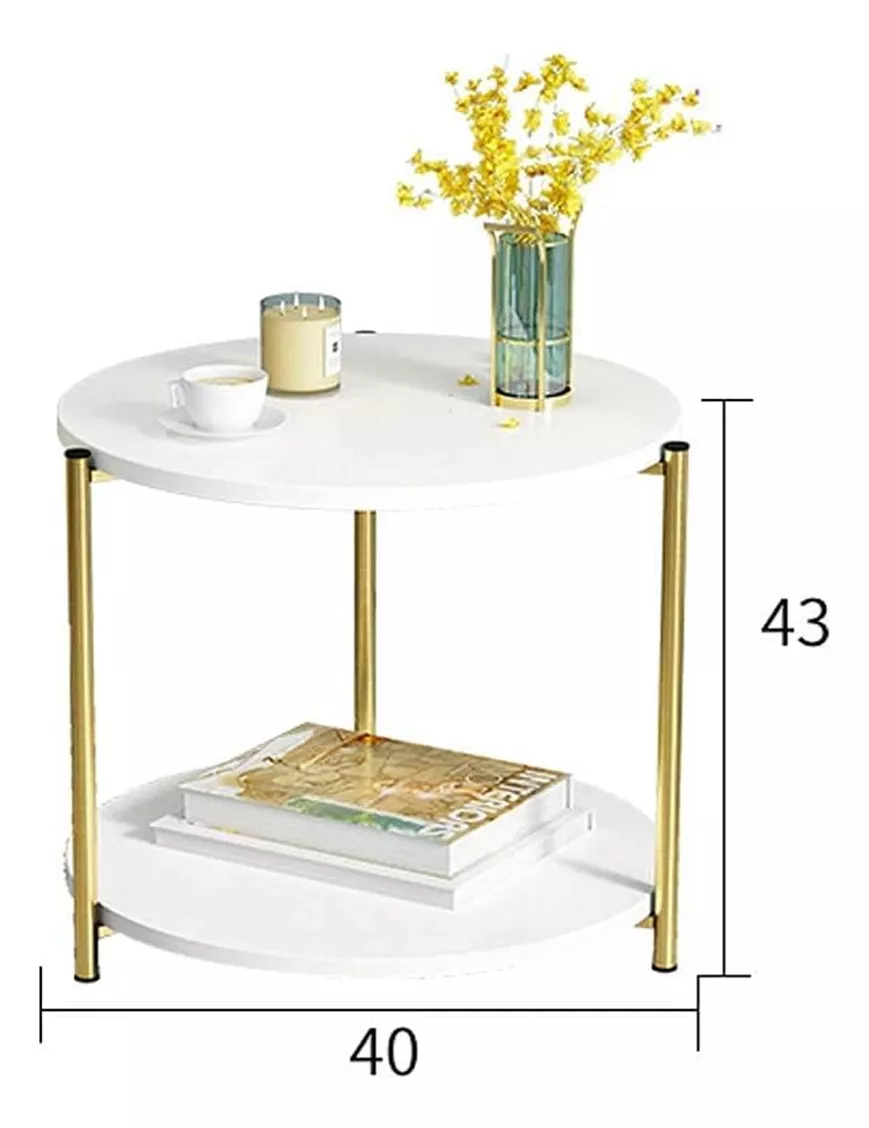 Mesa De Centro Moderna Con Superficie De Madera De Densidad