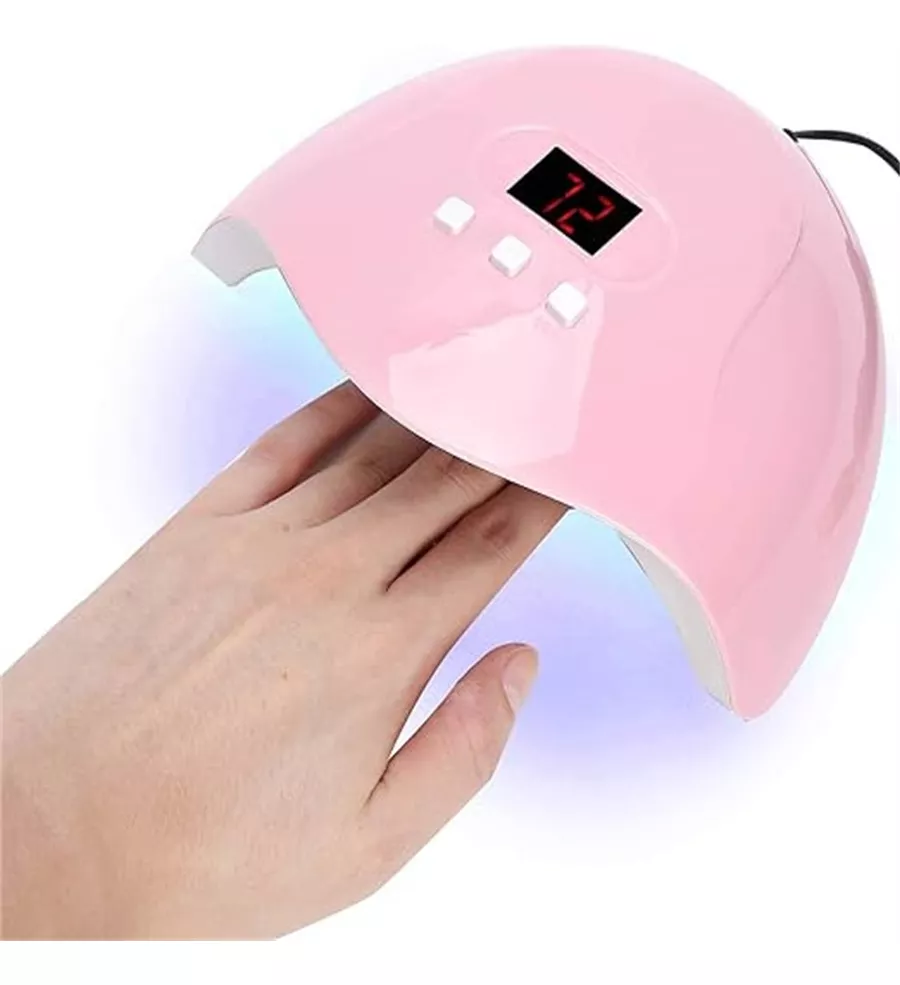 Kit De Uñas Lámpara Quanna Led Con Lámpara Uv Portátil mini Juego De Herramientas De Manicura Juego De Arte De Uñas Taladro Eléctrico Para Uñas 54w18