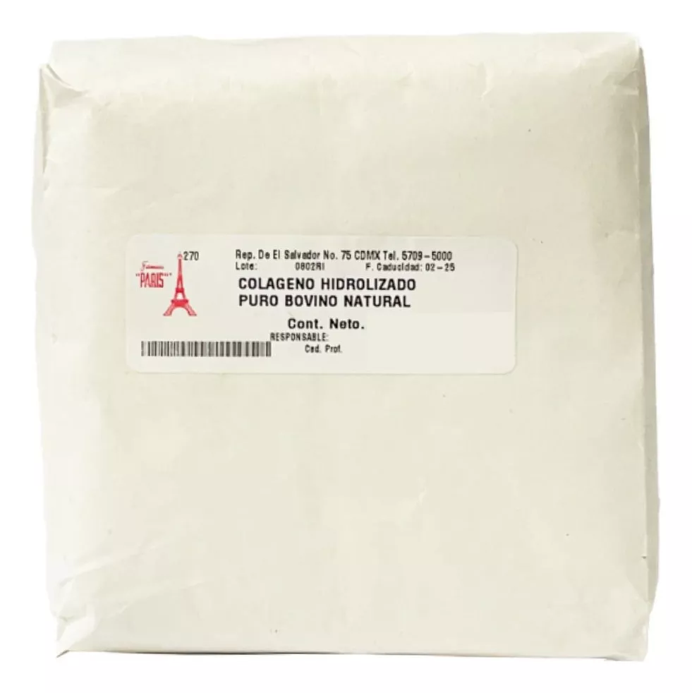 Colágeno Hidrolizado Puro Bovino 1kg Farmacia París