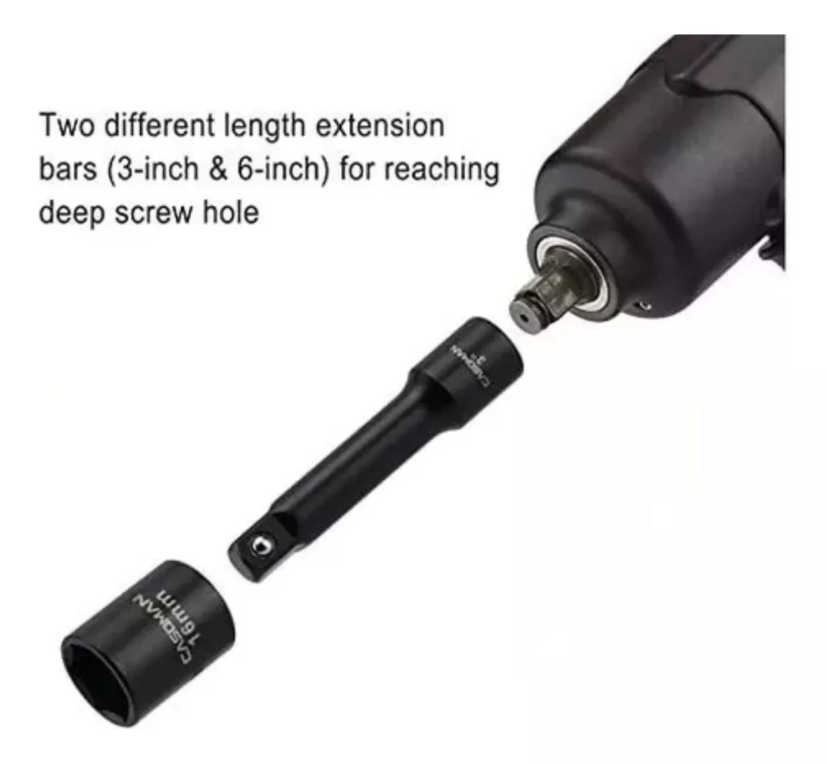 48 Pz Juego De Dados Estandar Alto Impacto Industriales 3/8