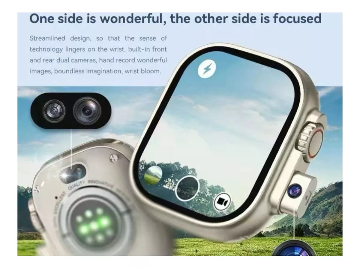 Smartwatch Ultra 4g, 5g Autempo 2024 Android Sim Apps Camara