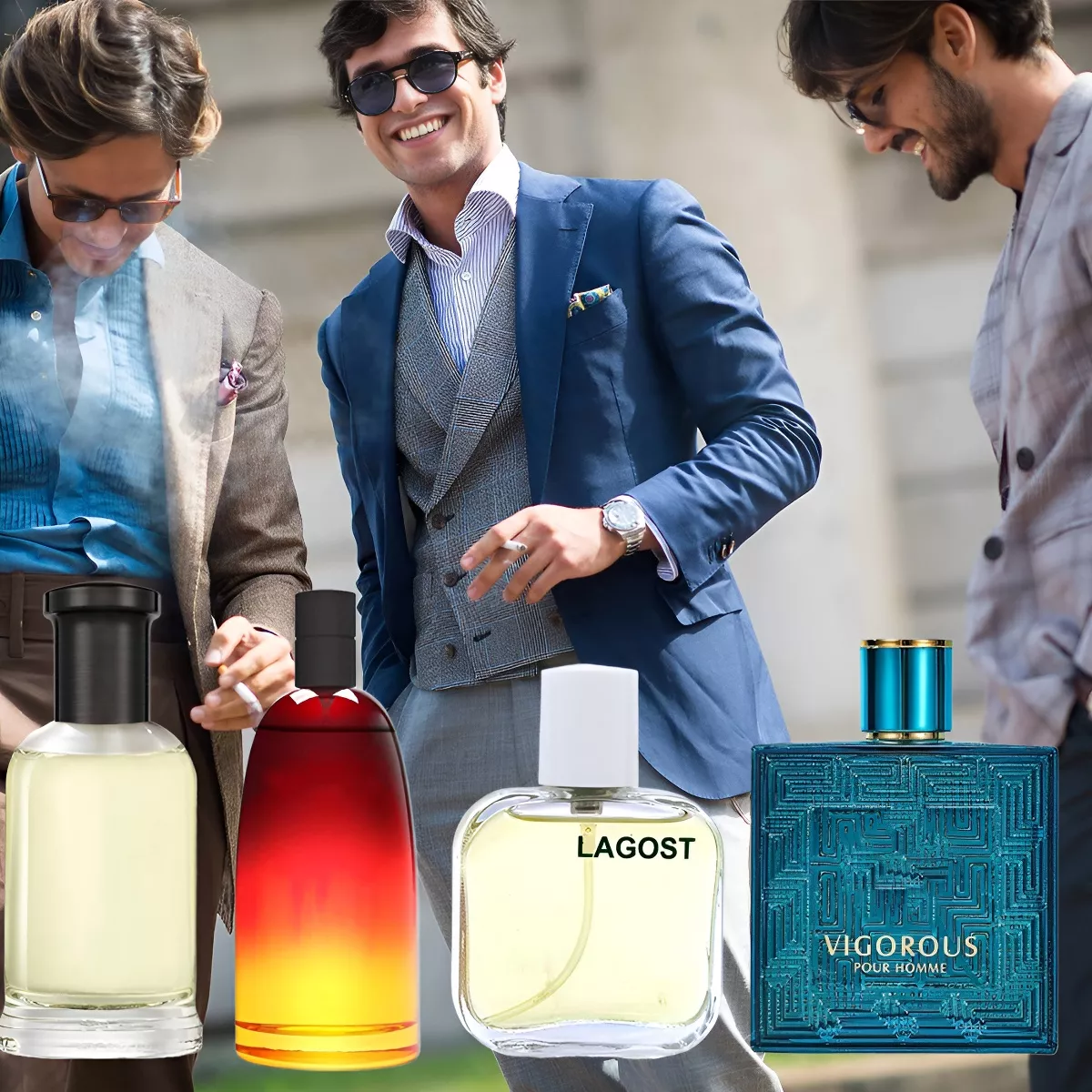 4pk Fragrance Men Pour Homme Perfumes Mini Set De Fragancia Volumen de la unidad 30 mL