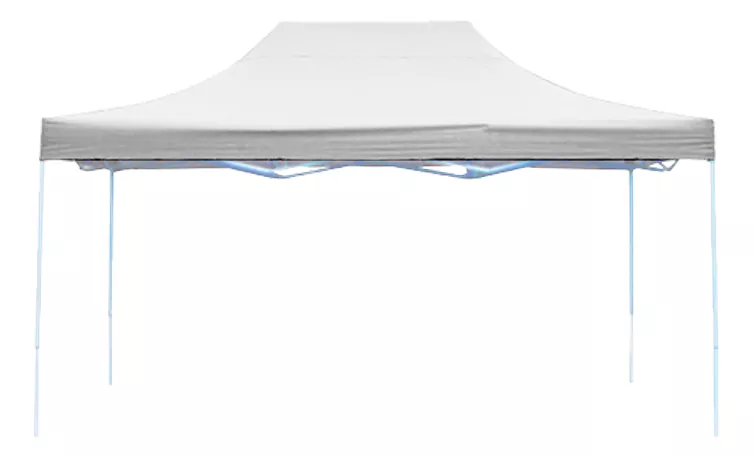 Toldo Carpa 3x6 Jardimanía Toldo Antisombra Reforzado Impermeable Plegable Jardin Color Blanco