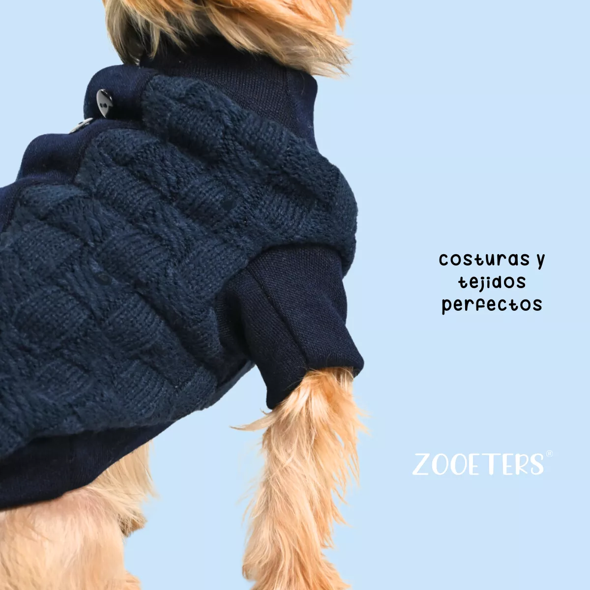 Ropa Suéter Tejido Sudadera Perro G/xg Doble Forro *zooeters