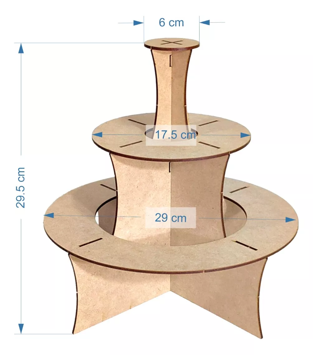 Kit Mesa De Dulces Candybar En Mdf Muebles Para Cupcakes P7