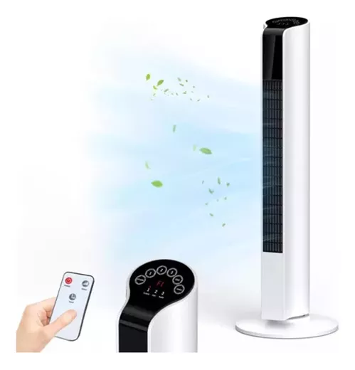 Calentador Y Ventilador 2 En 1 De Torre Con Control Remoto