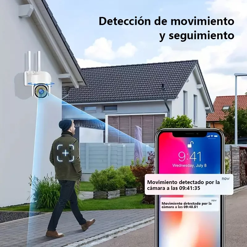 Cámara Espía Mvpsmart Q10 Hd 2mp Inalámbrica Ptz Foco