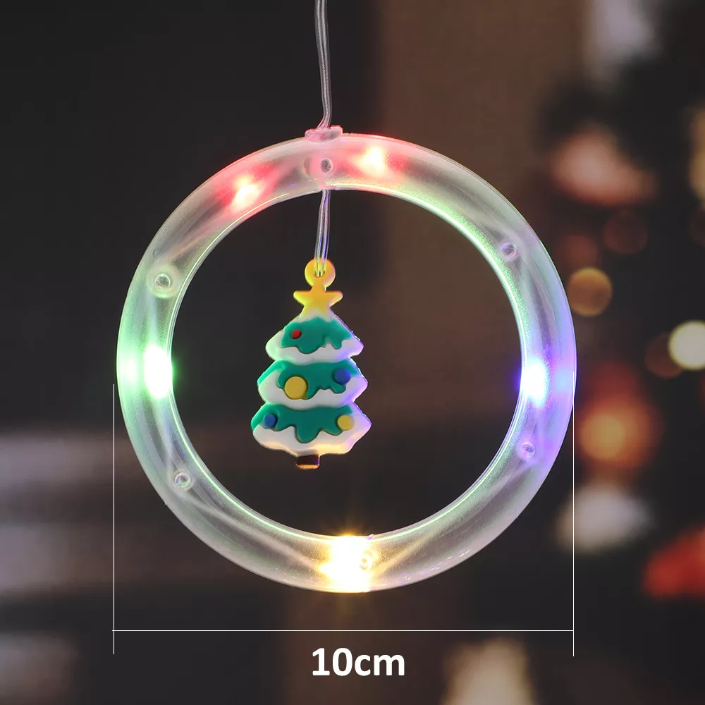 Serie De Luces Navideñas Led Cm-top Cascada De Esfera Decoración 3m 8 Modos Rgb Impermeable Y Resistente 10 Luces Blancas Colgantes