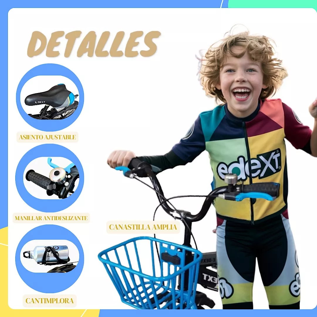 Bicicleta Infantil Para Niños Rodada 18 Cuadro M Entrenadora