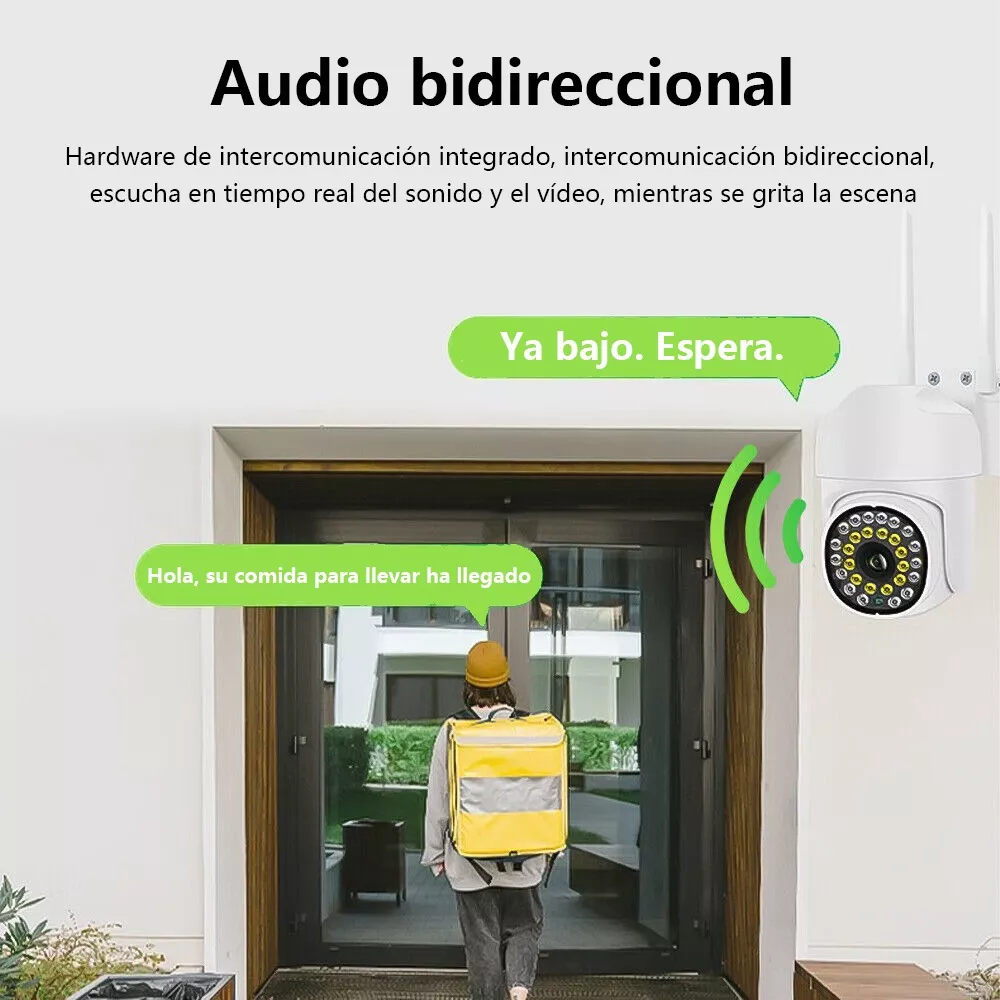 Cámara Espía Mvpsmart Q10 Hd 2mp Inalámbrica Ptz Foco