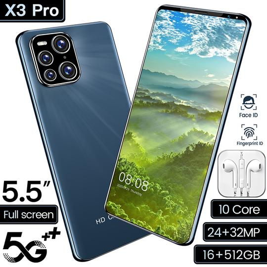 (BVM01)X3Pro 512+4G smartphone Android 5G