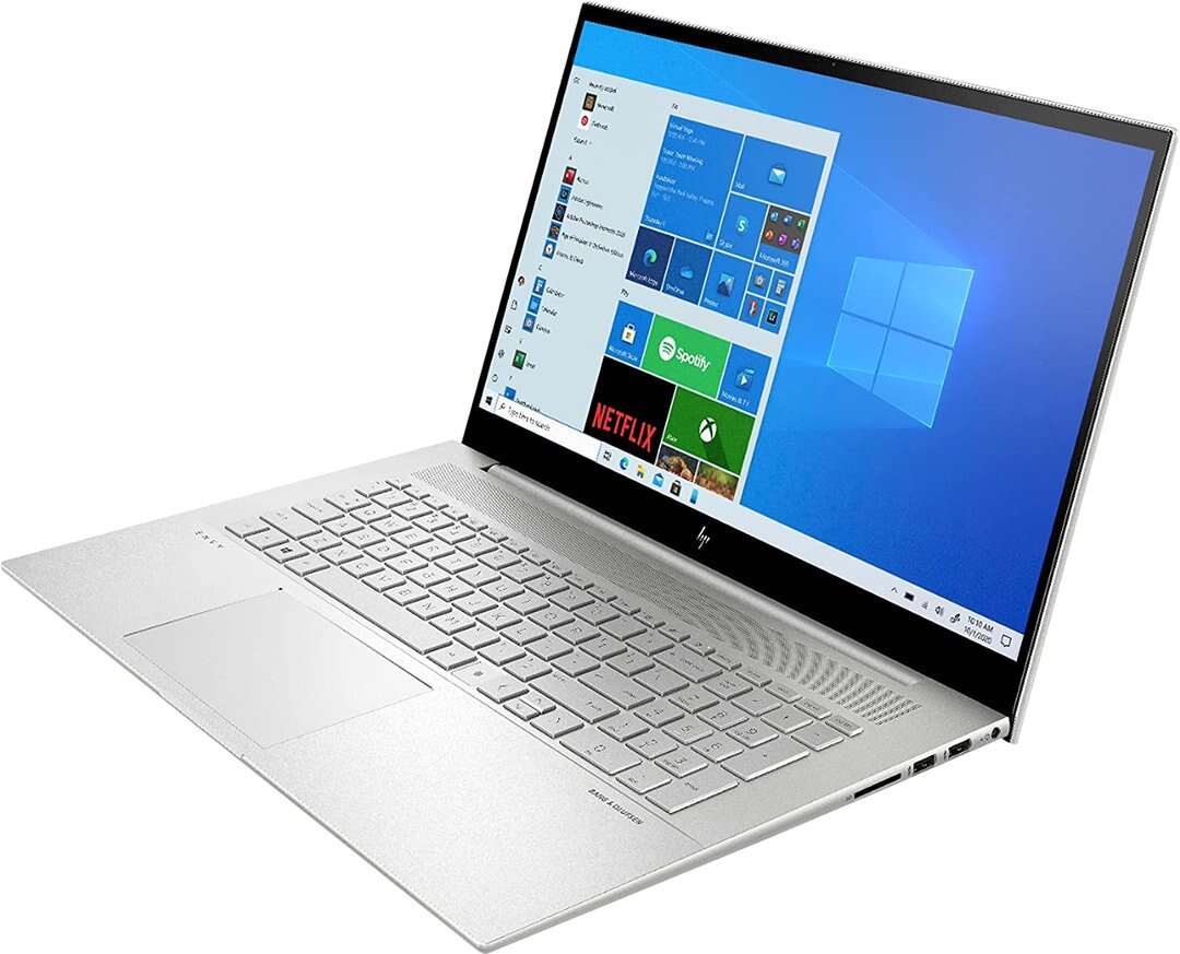 Computadora portátil HP Envy con pantalla táctil FHD de 17.3