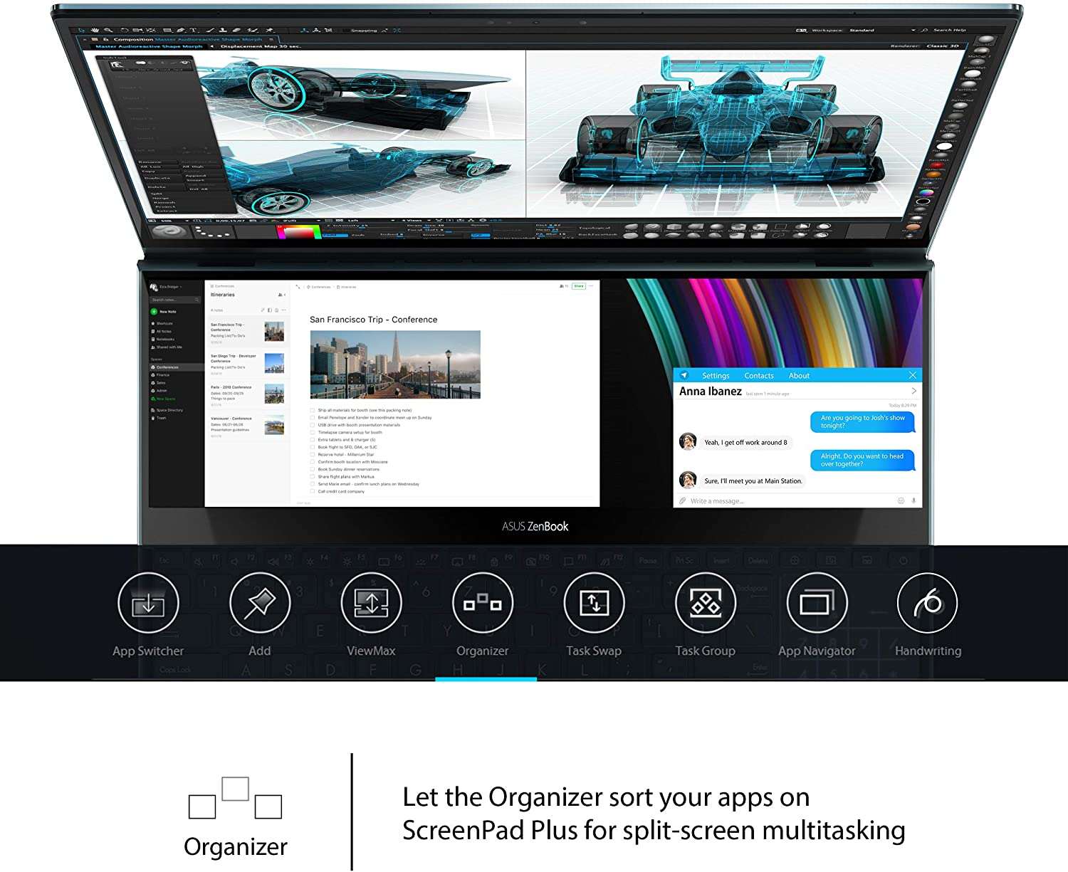 ASUS ZenBook Pro Duo UX581 - Portátil de 15.6