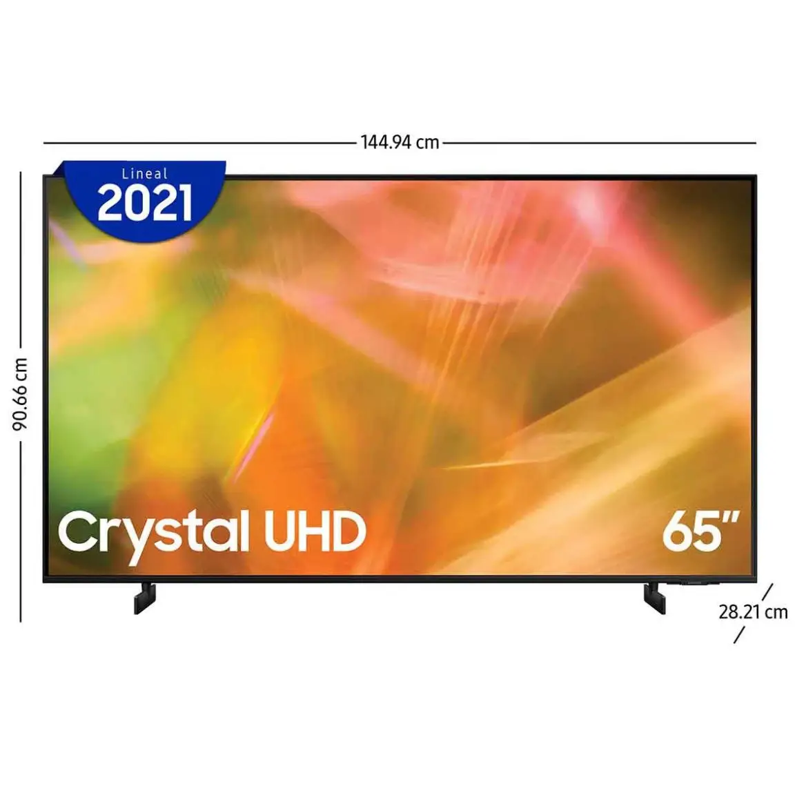 55 pulgadas Class UHD AU8000 Series - 4K UHD HDR Smart TV con Alexa integrado (UN65AU8000FXZA, modelo 2021), negro