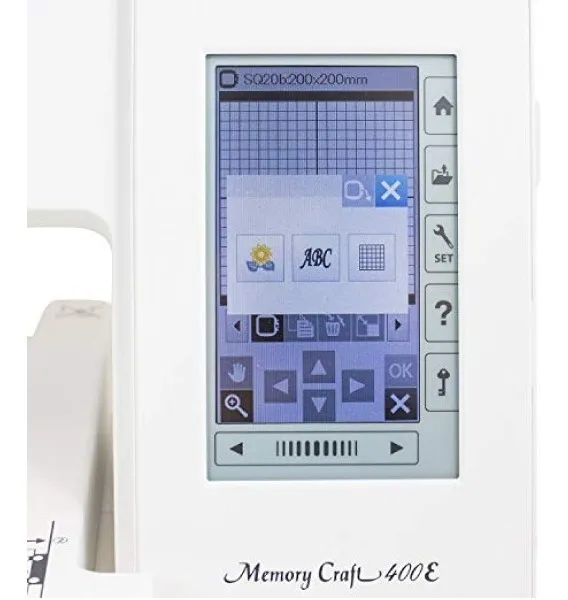 Máquina Bordadora Doméstica Janome Mc400e Memory Craft
