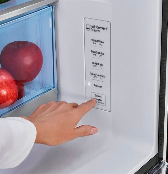 29.5 Cu. Ft. 4-Door French Door Refrigerator with InstaView Door-in-Door and Craft Ice