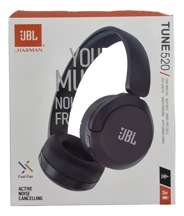 Audífonos Inalámbricos Jbl Tune 520 Negro 2022