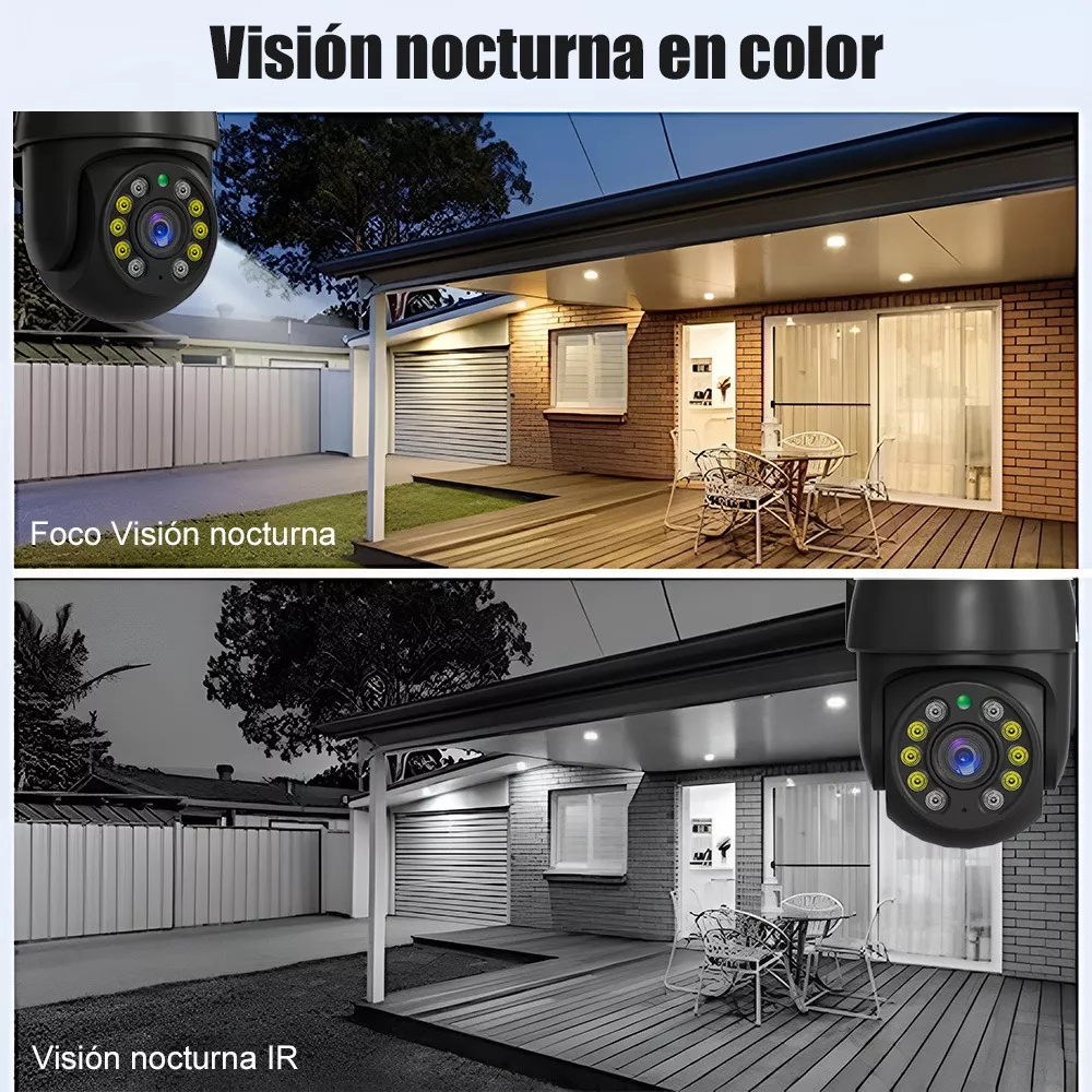 Cámara De Seguridad Exterior Wifi 2mp Hd Vigilancia /alarmaa