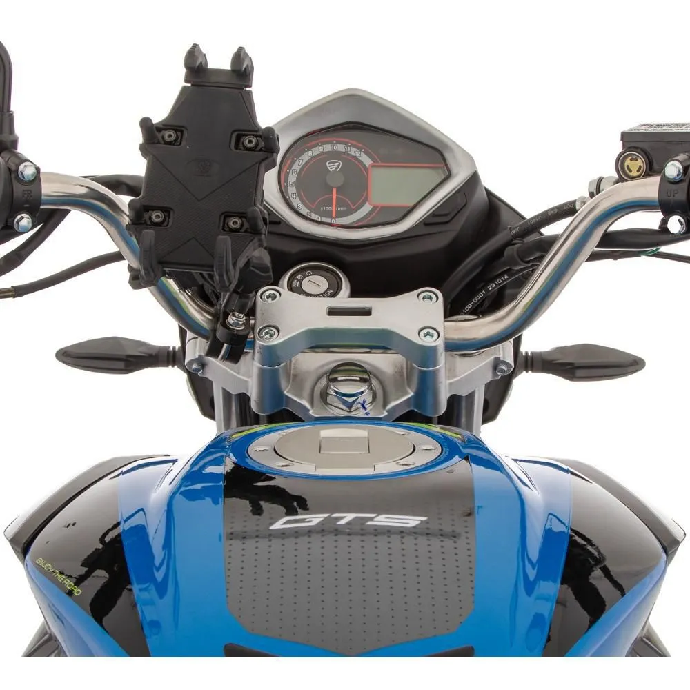 Motocicleta de Trabajo Italika FT250 GTS Con GPS Azul con Negro