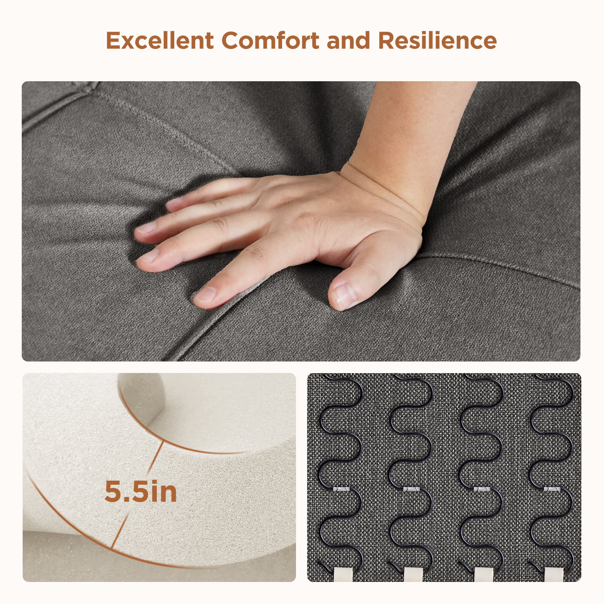 Sofá Cama Silla 3 en 1, Silla Convertible Cama Individual