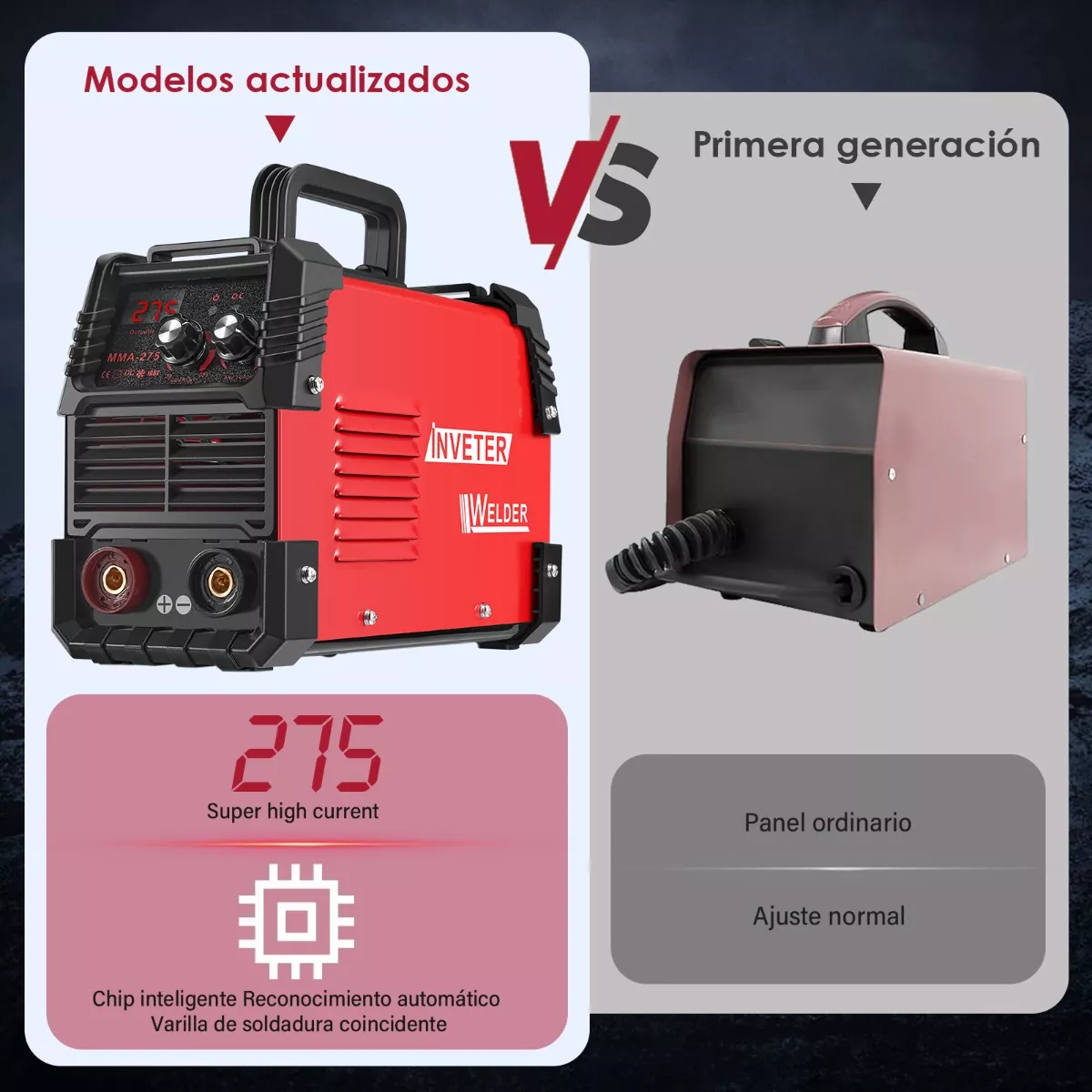 Soldadora Inverter Máquina De Soldar 20-275 A 60hz 110-220 V