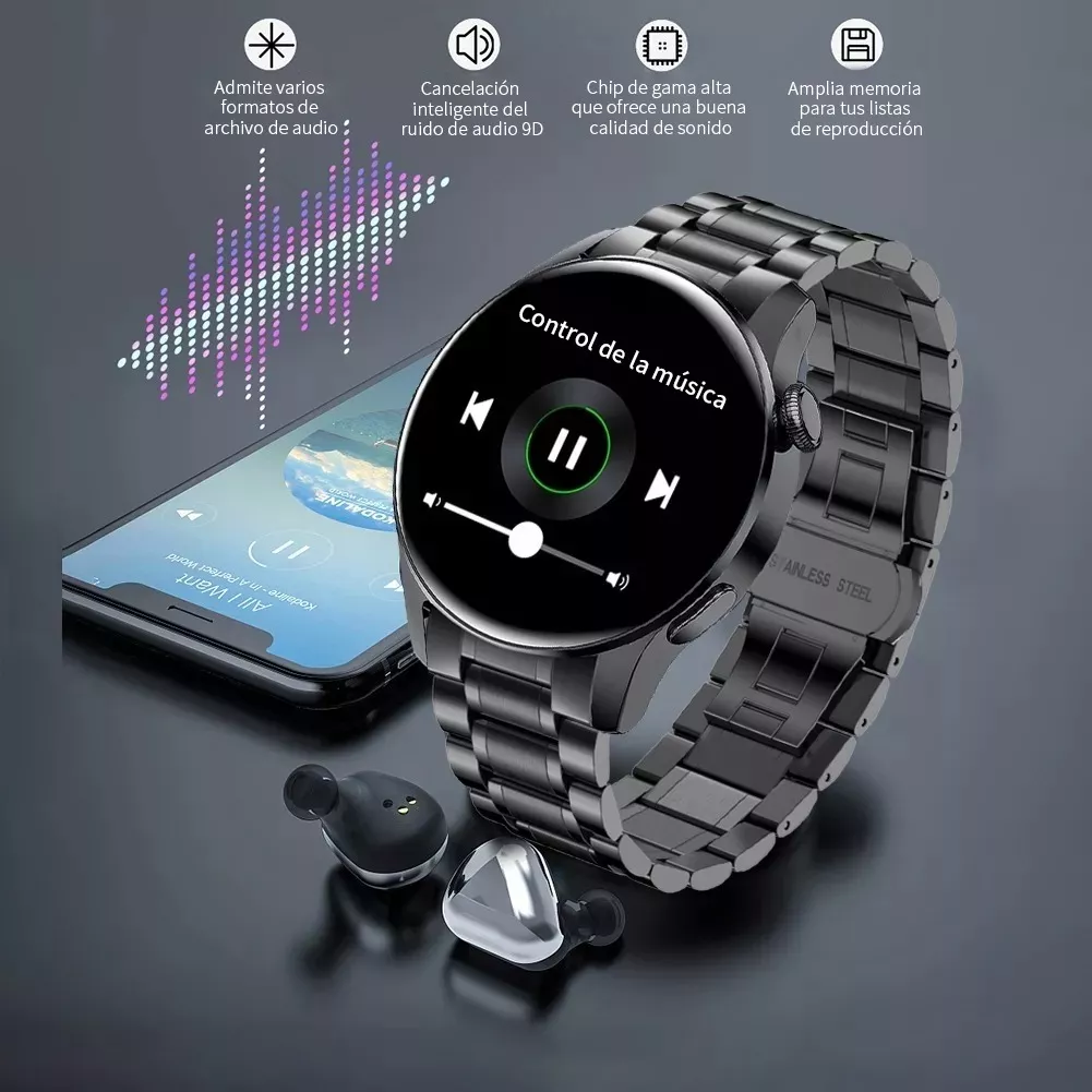 Reloj Inteligente Hombre Impermeable Bluetooth Smartwatches