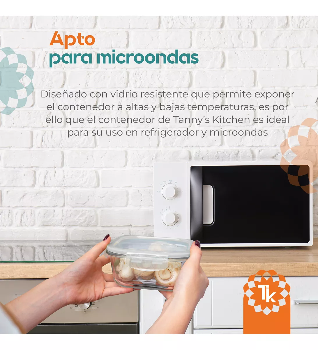 Contenedores Herméticos Vidrio Cristal Guardar Alimentos