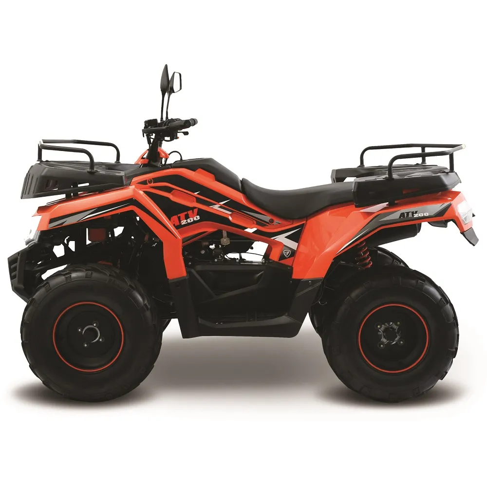 Cuatrimoto Italika ATV200 Naranja con Negro
