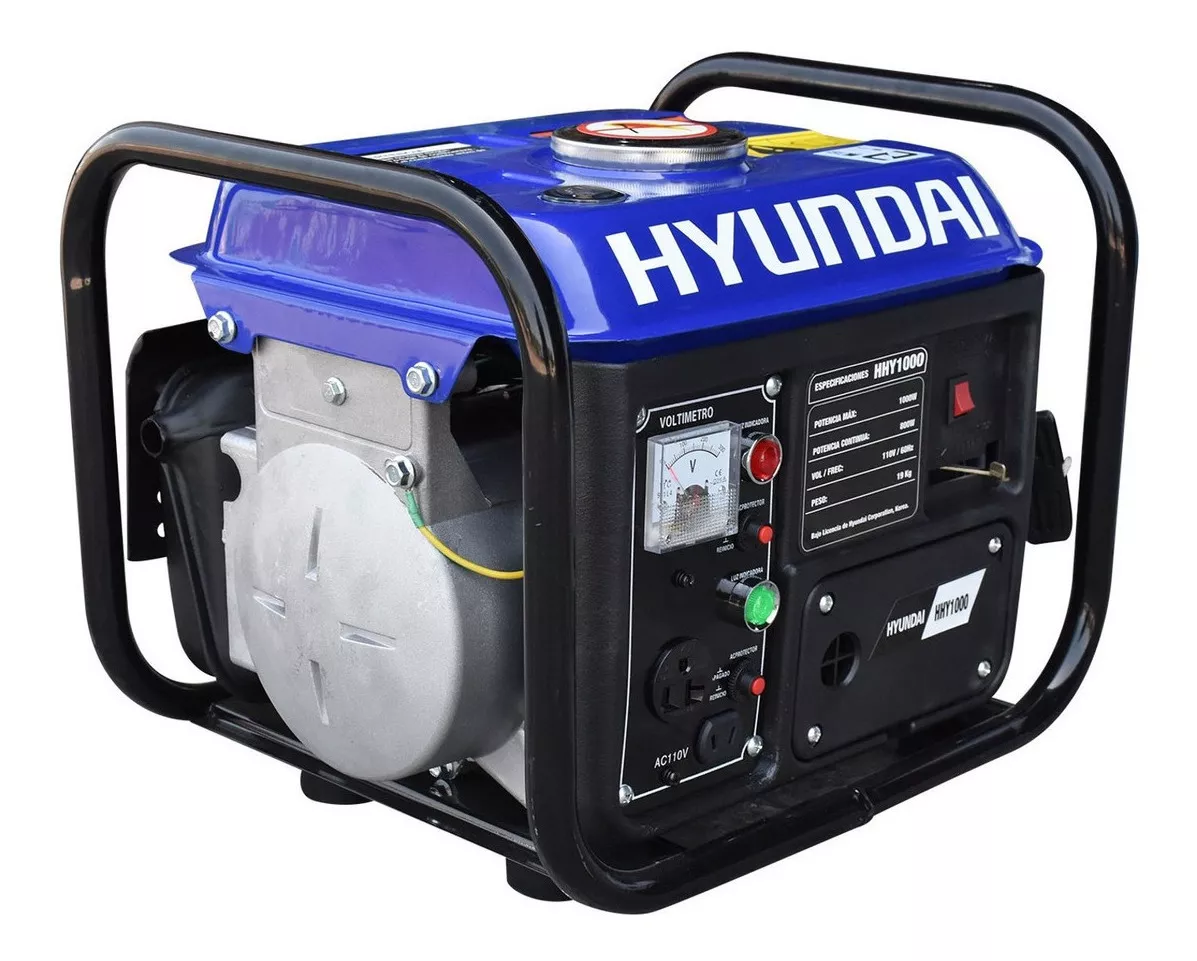 Generador Portátil Hyundai HHY1000 1000W monofásico 110V A Gasolina