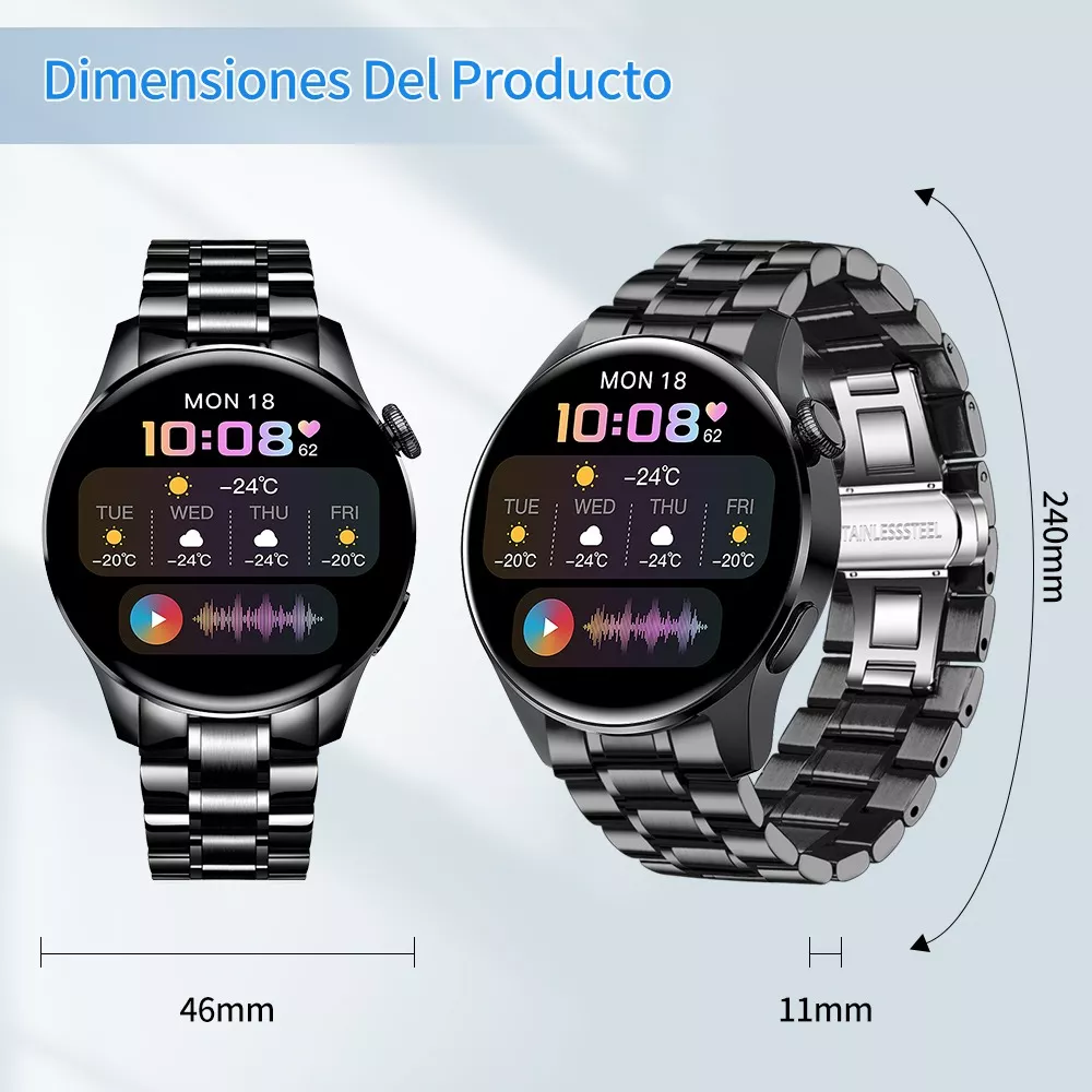 Reloj Inteligente Hombre Impermeable Bluetooth Smartwatches