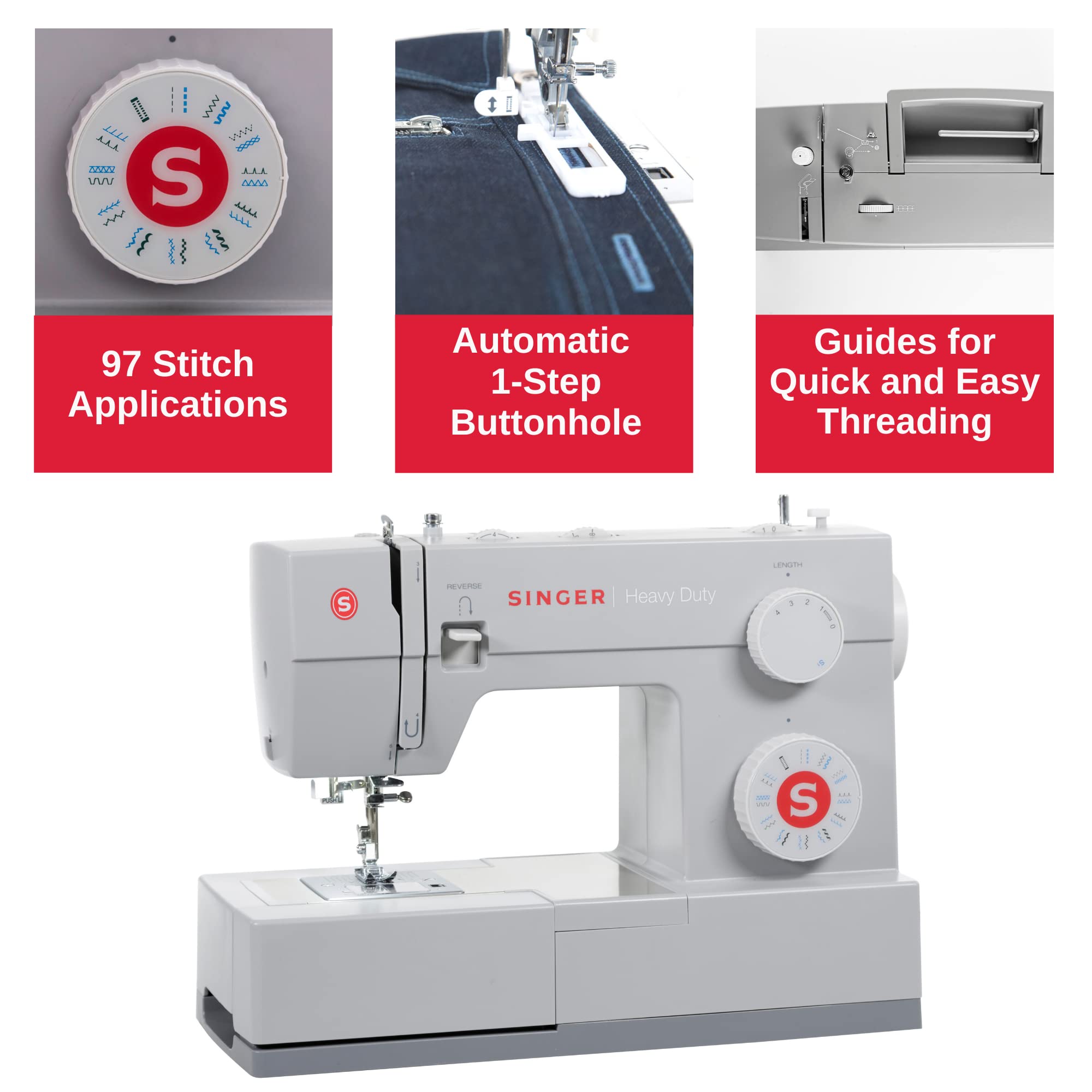 Heavy Duty Sewing Machine with Exclusive Accessory Bundle