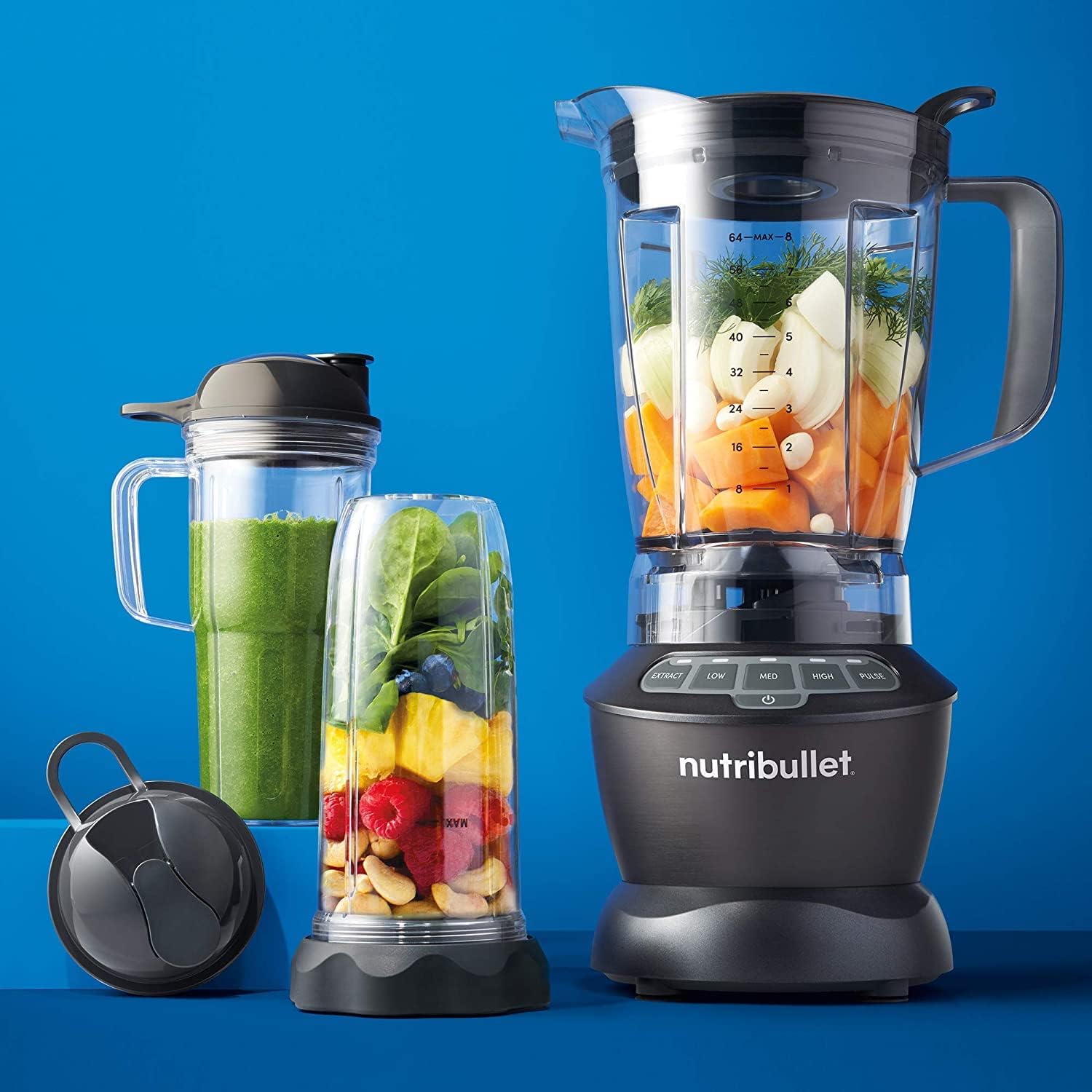 NutriBullet ZNBF30500Z Combo de licuadora 1200 vatios, 1200 W