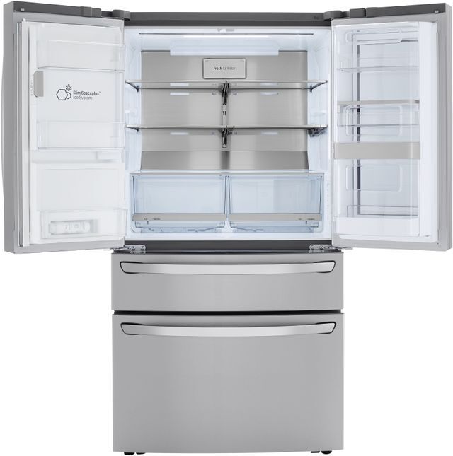 29.5 Cu. Ft. 4-Door French Door Refrigerator with InstaView Door-in-Door and Craft Ice