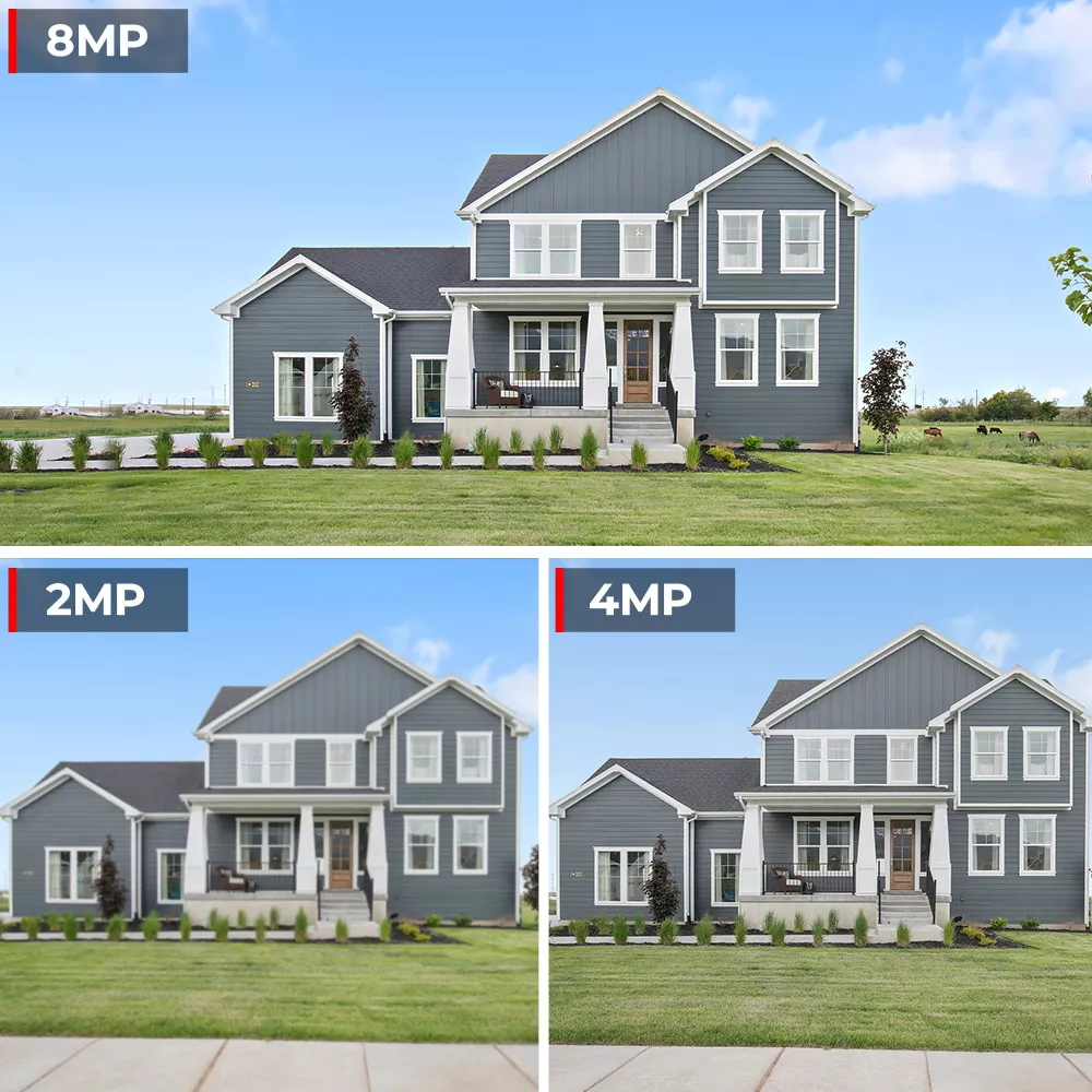 Cámara de Seguridad Inalámbrica ANBERX A8BQ Wireless 8MP Con Visión Nocturna Negro/Blanco