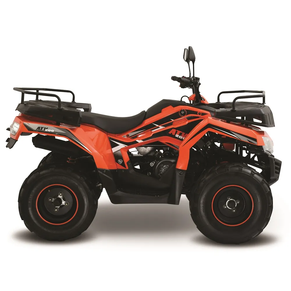 Cuatrimoto Italika ATV200 Naranja con Negro