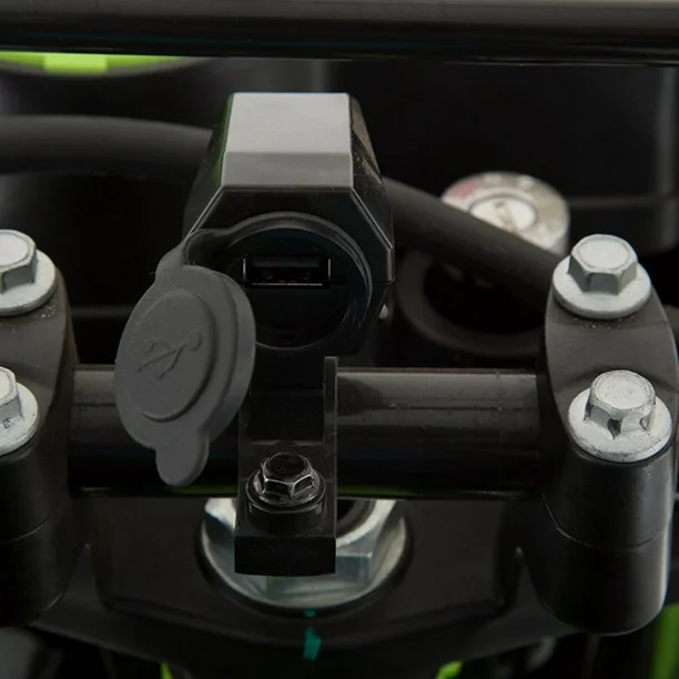 Motocicleta DM200 BLANCO VERDE ITALIKA Doble Propósito