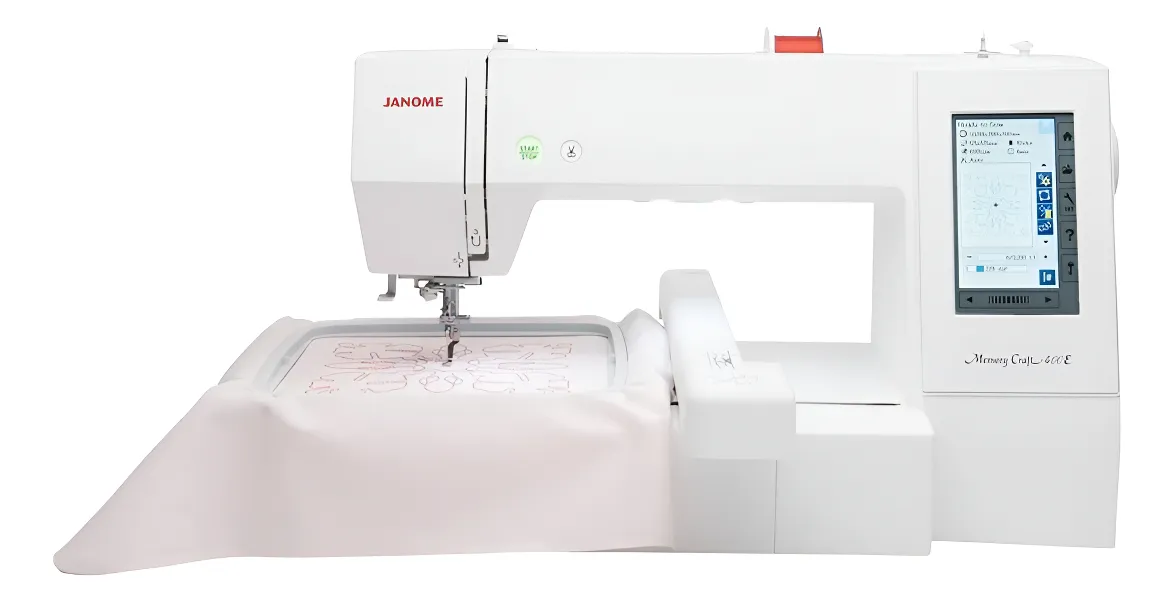 Máquina Bordadora Doméstica Janome Mc400e Memory Craft