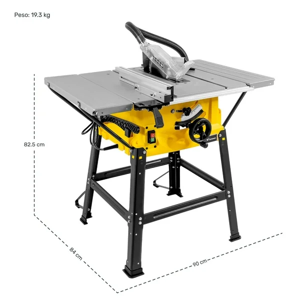 Sierra Banco Gutstark Home 10 Pulgadas Mesa Portátil 1800w 4500rpm