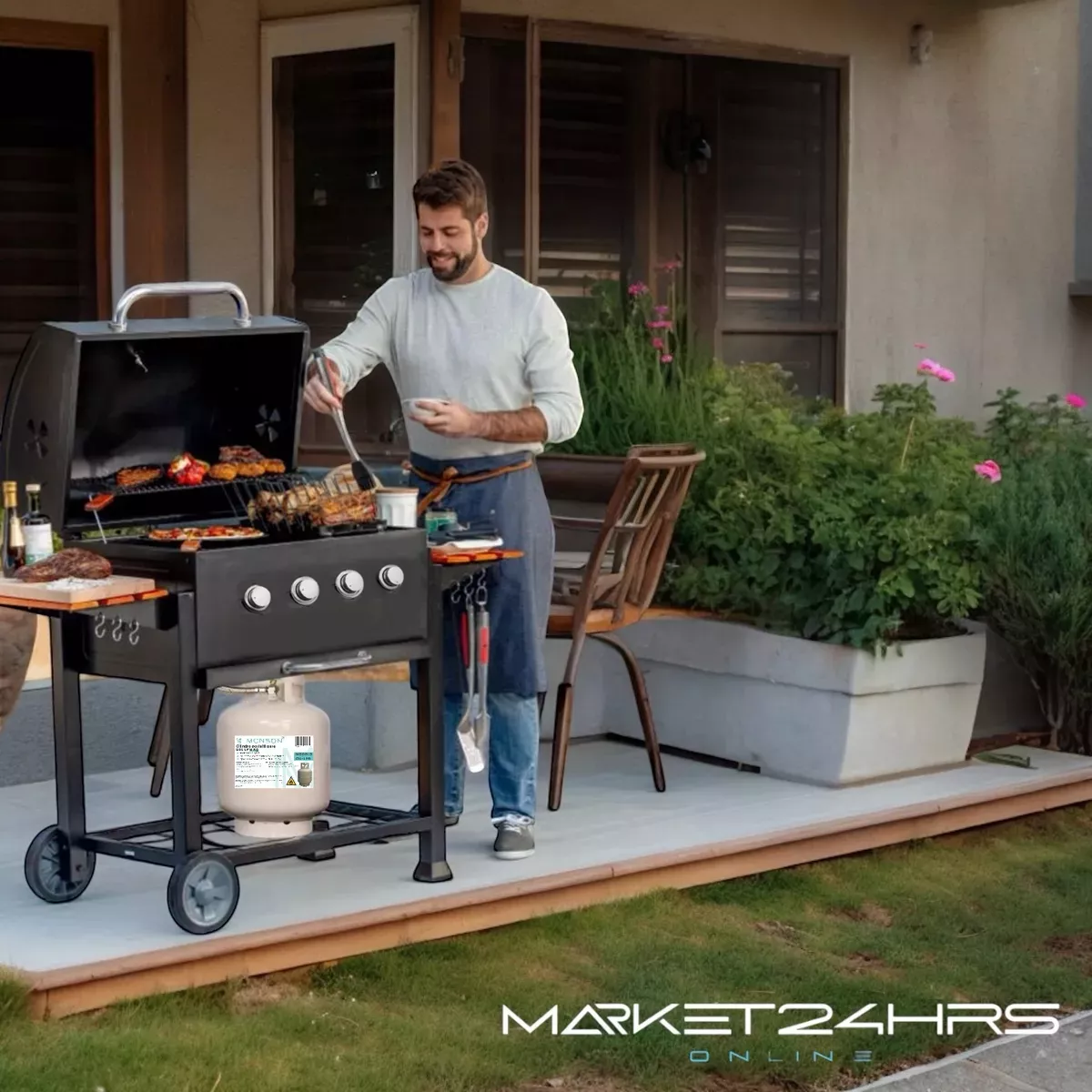 Tanque De Gas Lp 10kg Cilindro Portátil Válvula Qcc Mexicana