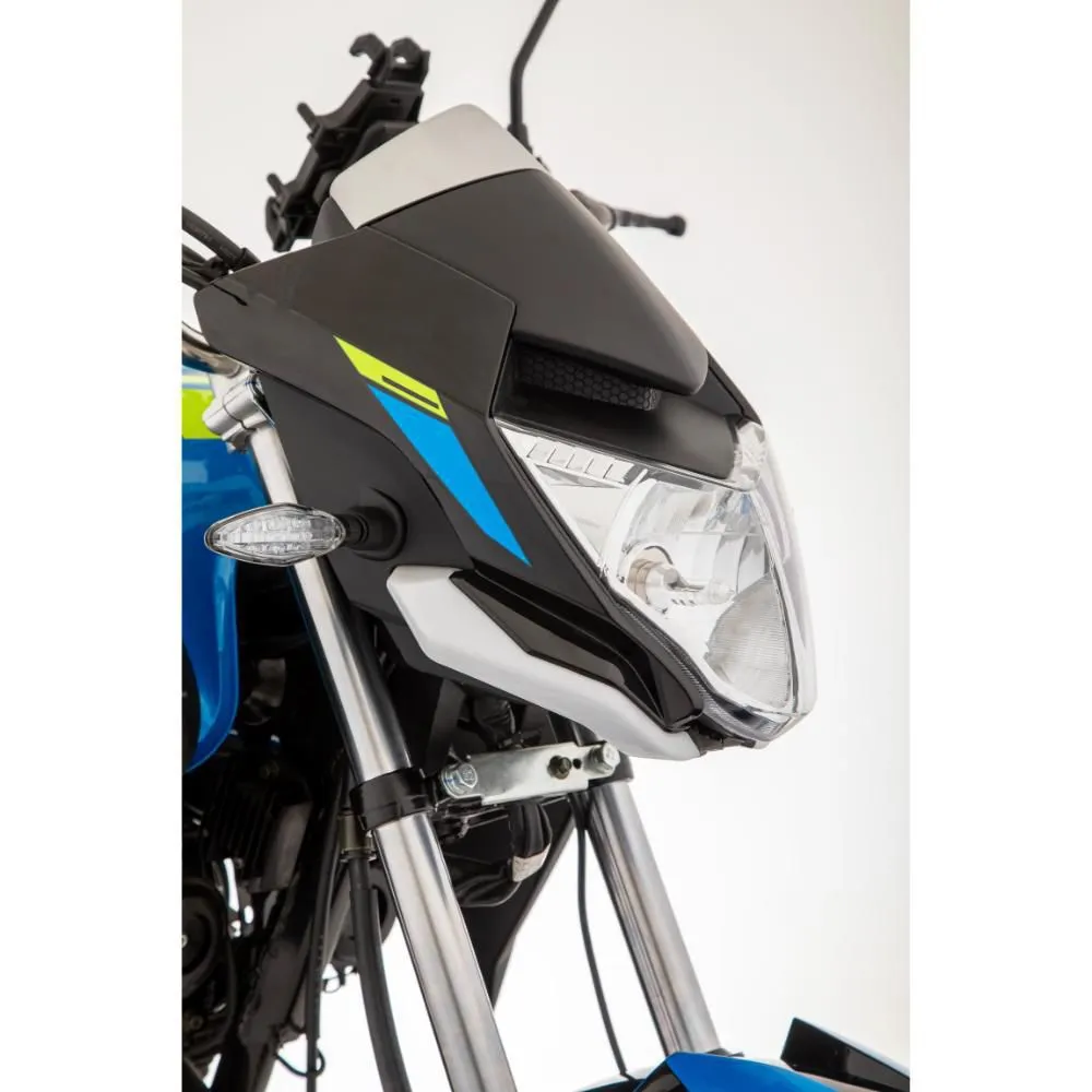 Motocicleta de Trabajo Italika FT250 GTS Con GPS Azul con Negro