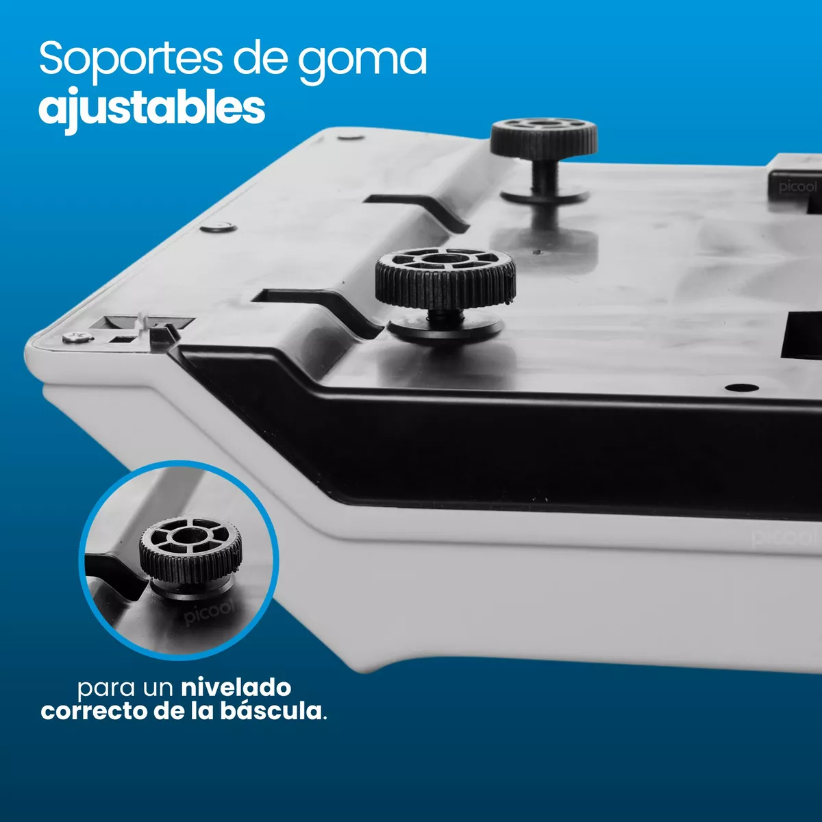 Báscula Comercial Digital 40 Kg Recargable Tecla Tara Picool