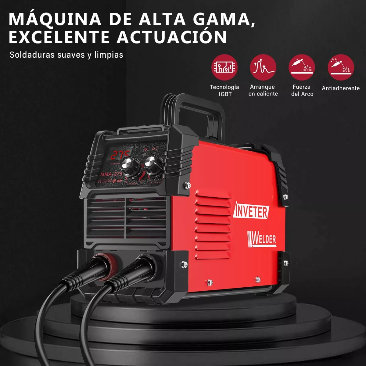 Soldadora Inverter Máquina De Soldar 20-275 A 60hz 110-220 V