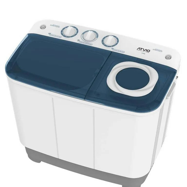 Lavadora Atvio Semiautomática de Carga Superior 11 Kg Blanca
