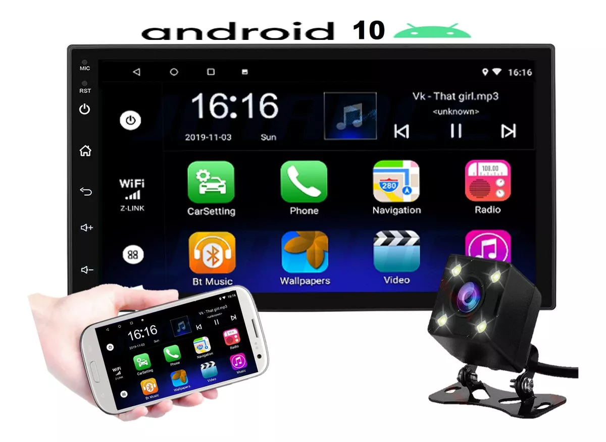 Autoestereo Android Wifi Gps Wifi Usb Pantalla 7  Mas Camara