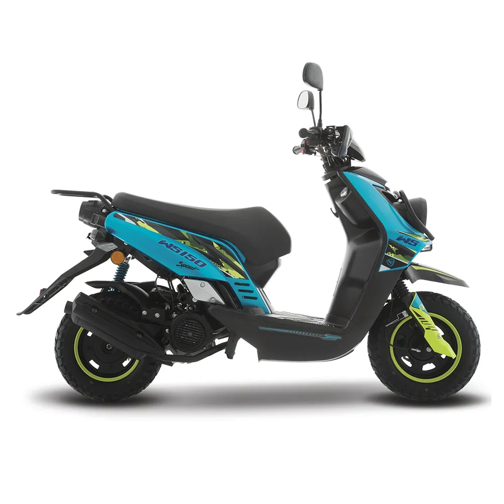 Motocicleta WS150 SPORT AZUL AMARILLO ITALIKA Motocicleta De Trabajo