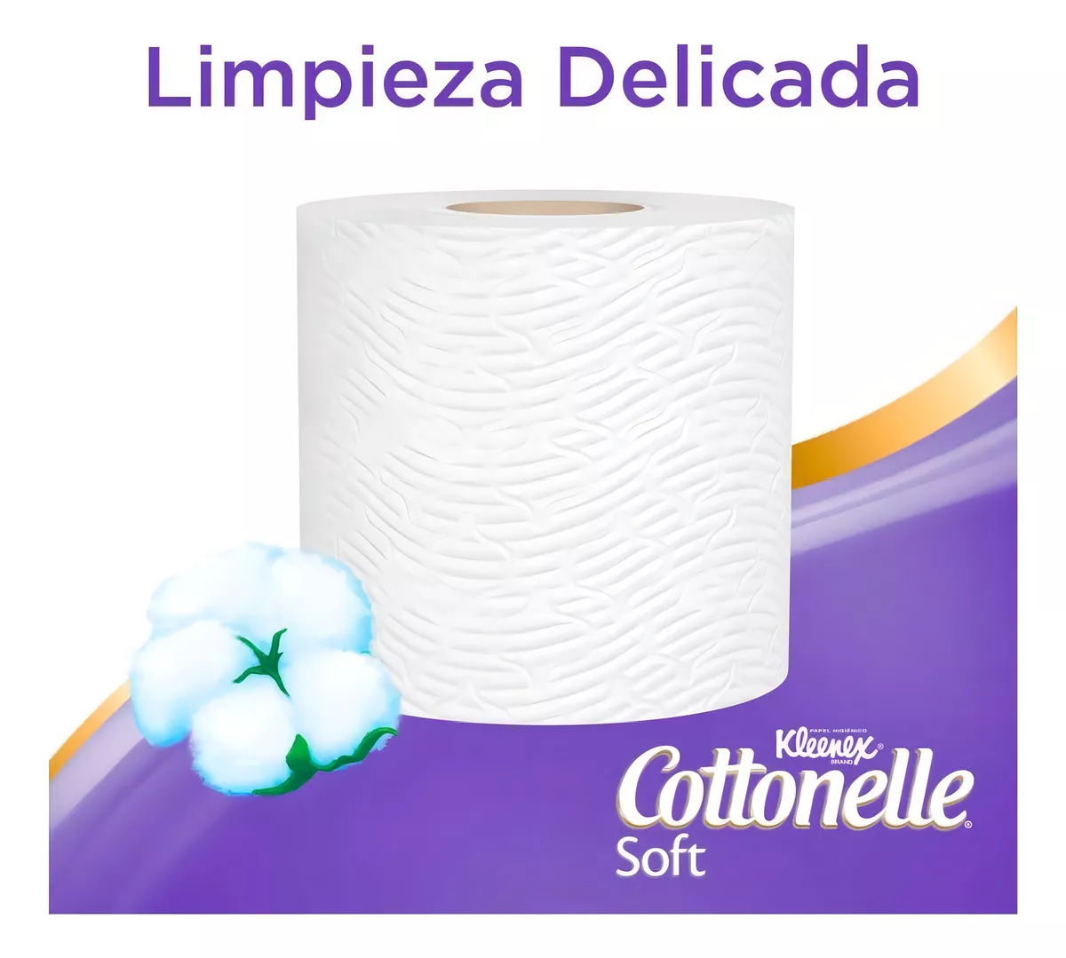 Papel higiénico Kimberly-Clark Kleenex Cotonelle doble hoja de 40 u