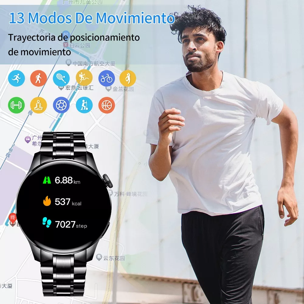 Reloj Inteligente Hombre Impermeable Bluetooth Smartwatches