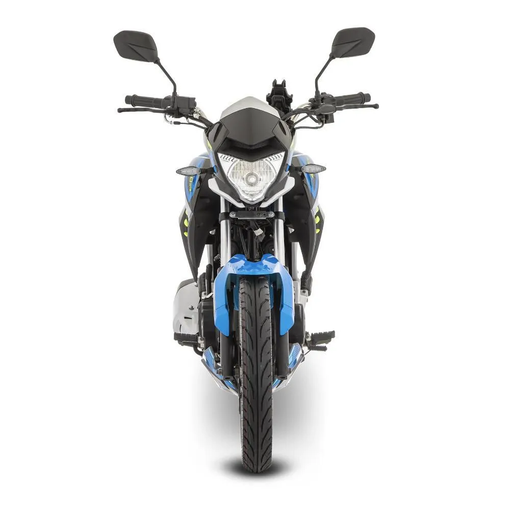 Motocicleta de Trabajo Italika FT250 GTS Con GPS Azul con Negro