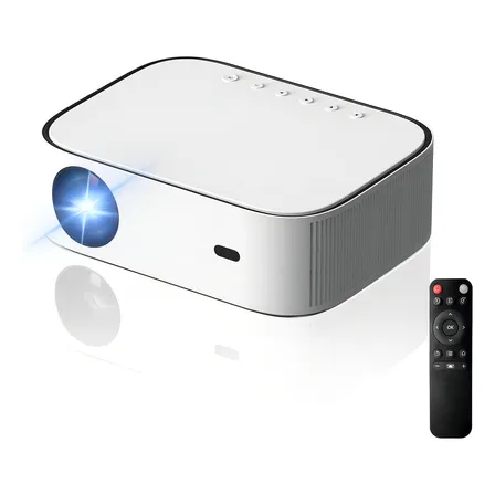 Vegoos Yg551 Proyector Profesional Portátil Soporte 4k, 1gb Ram + 32gb Rom, Proyector Inteligente Con Wifi6 Y Bluetooth5.1, Incorporado Android 12,1200ansi, Ai Auto-focus Compatible Con Ios/android/pc