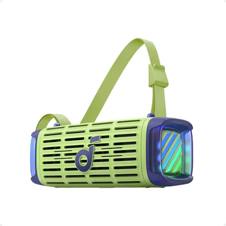 Bocinas Soundcore Boom 3i 50w Portátiles Para Exteriores, Bassup 2.0, Ip68 Flotante Y Resistente Al Agua Salada, 16h Batería, Bluetooth 5.3, Tws, Ideal Para Pesca Y Camping, Color Verde